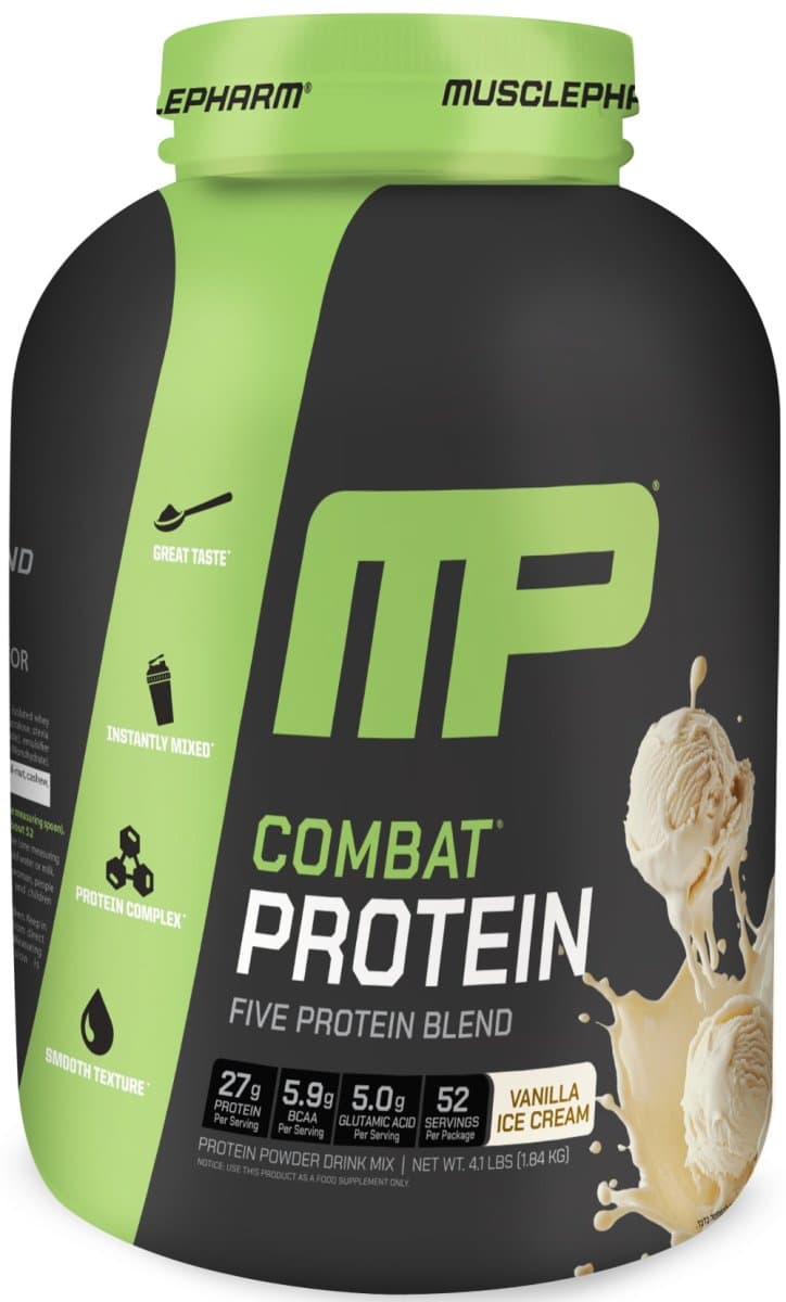 Muscle Pharm - אבקת חלבון קומבט בטעם וניל (1.8 קילו)