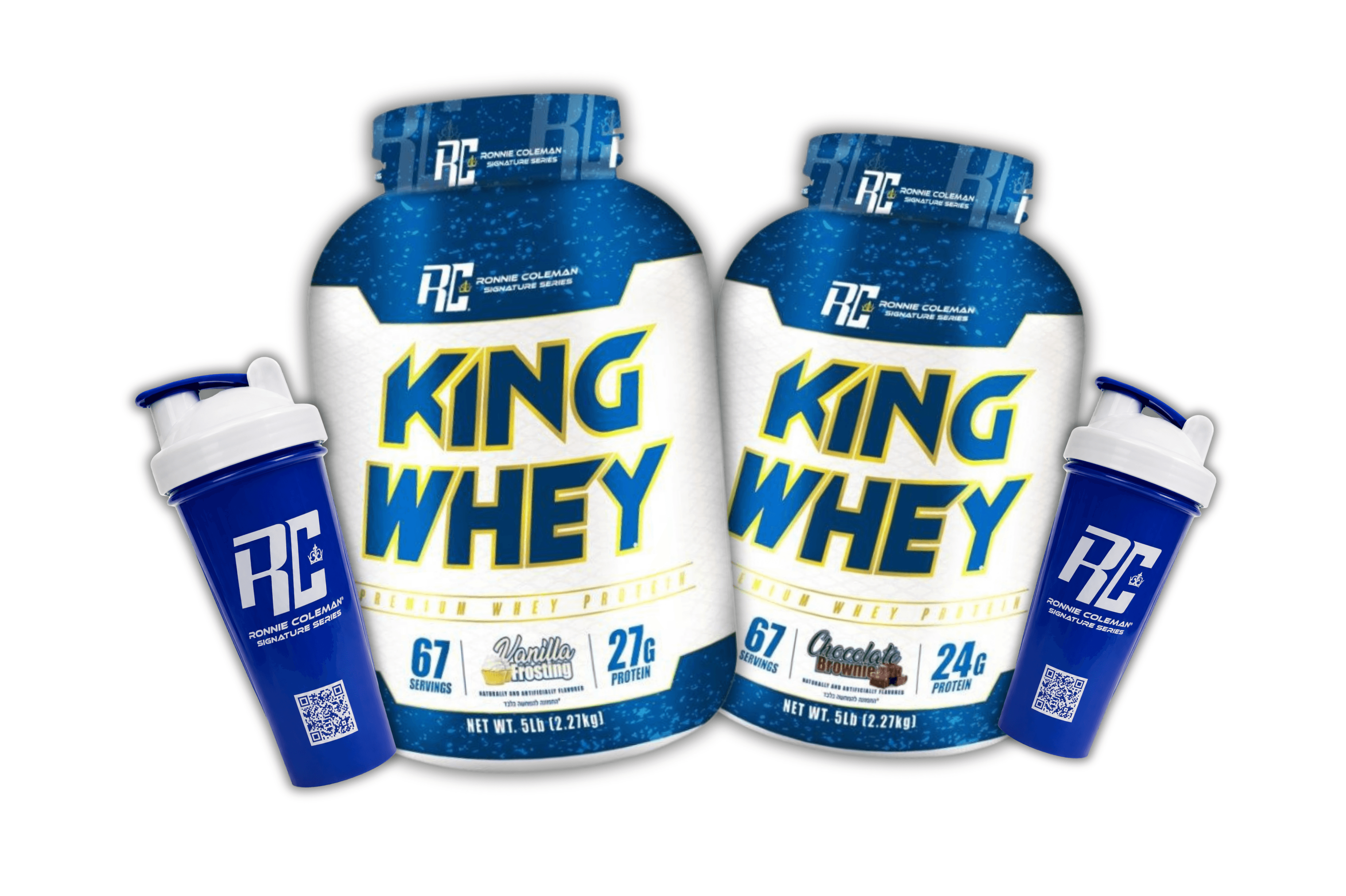 Ronnie Coleman | באנדל זוגי חלבונים + שייקרים
